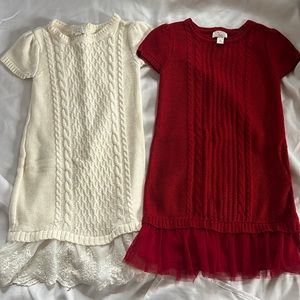 Two dress by childrens place size 5/6